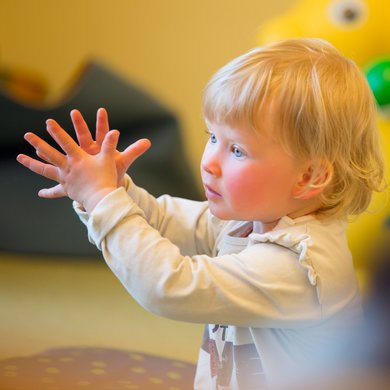 Spielen in der Kinderkrippe der Clara-Fey-Tagesstätten in Schongau