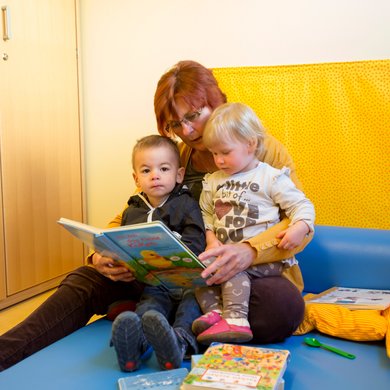 Spielen in der Kinderkrippe der Clara-Fey-Tagesstätten in Schongau