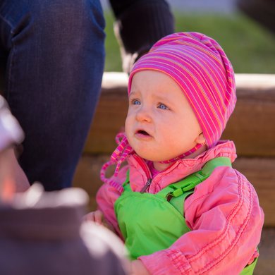 Spielen in der Kinderkrippe der Clara-Fey-Tagesstätten in Schongau