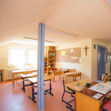 Hausaufgaben im Schülerhort der Clara-Fey-Tagesstätten in Schongau