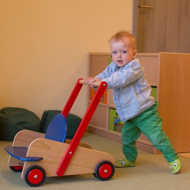 Spielen in der Kinderkrippe der Clara-Fey-Tagesstätten in Schongau