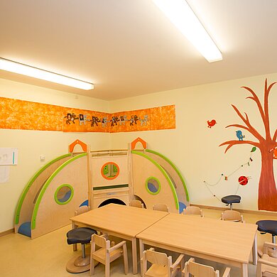 Die Räumlichkeiten der Kinderkrippe der Clara-Fey-Tagesstätten in Schongau