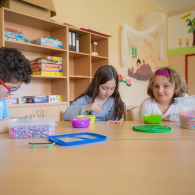 Hausaufgaben im Schülerhort der Clara-Fey-Tagesstätten in Schongau